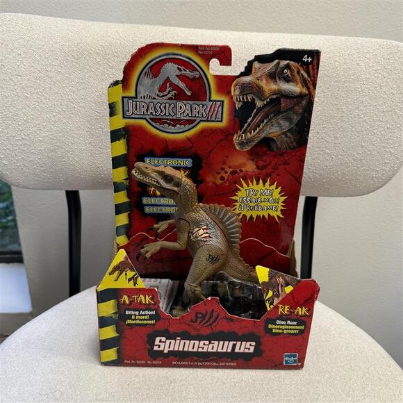 2000 Hasbro Jurassic Park 3 III Electronic Re-Ak A-Tak SPINOSAURUS NEW NIB - Picture 1 of 6